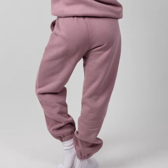 NWOT Limited Comfrt Coordinate In Orchid Mauve Oversized Weighted Sweatpants - Picture 4 of 8